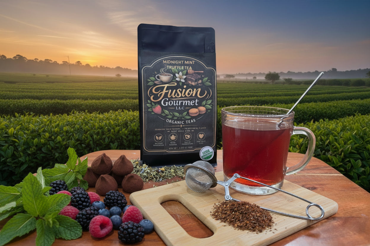 Organic Dark Mint Truffle Tea — Indulgent Evening Blend