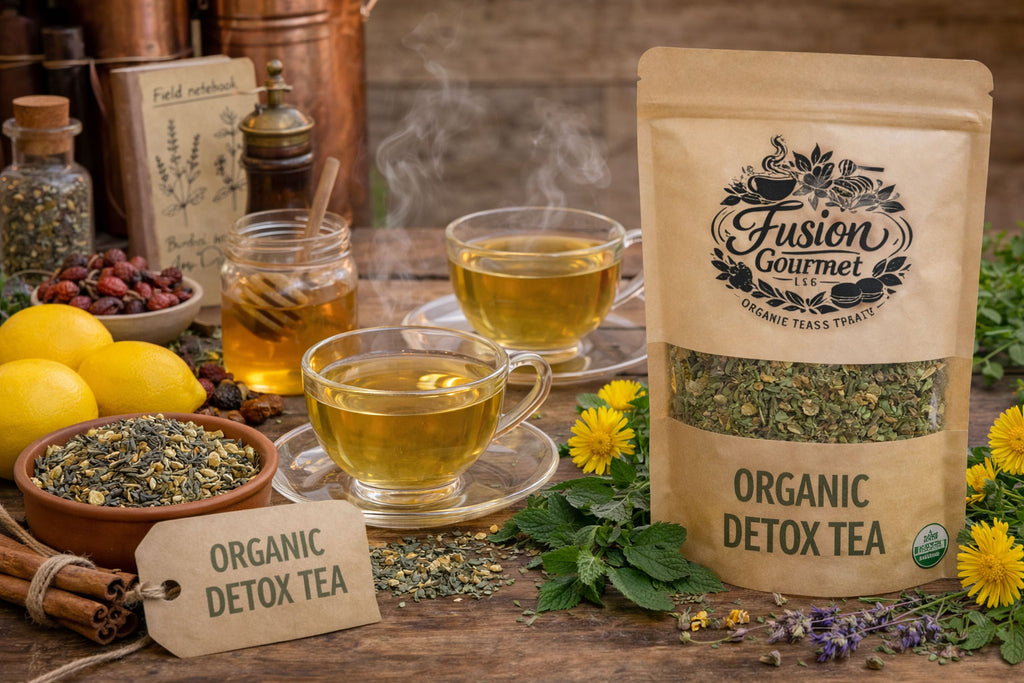 Organic Detox Tea - Cleansing Blend with Dandelion & Nettle for Natural Detox, Available in 2oz and 4oz sizes
