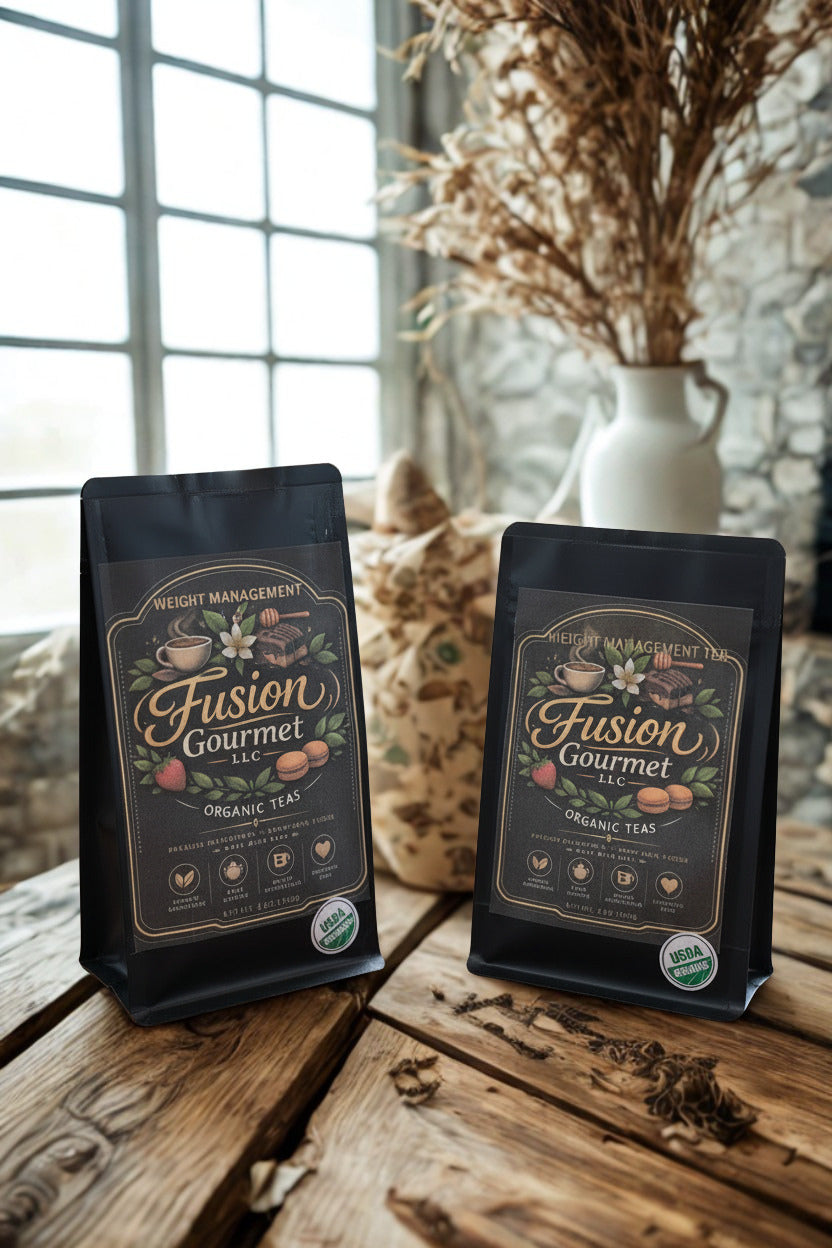 Organic Weight Management Tea - Metabolism Support with Green Tea & Cinnamon, Available in 2oz and 4oz sizes